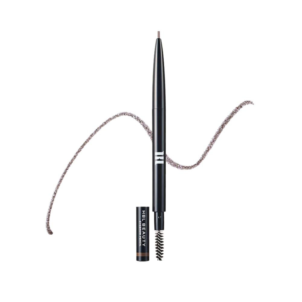 HBL Beauty Eyebrow Pencil 02 Brown 0.06 g Eyebrow Pencil, Beautiful Lines, Easy to Draw, Hair Color, Eyebrow, Light Brown, Dark Brown, Ash Gray, 4 Colors Salon Professional Specifications