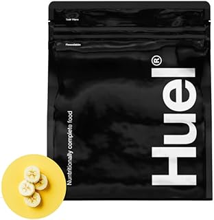 Huel（ヒュエル）公式 ブラックエディション 1.5kg 17食 完全栄養食 エンドウ豆プロテイン使用 バナナ味 たんぱく質40g タイパ食 ビタミン＆ミネラル26種 人工甘味料ゼロ 人工着色料ゼロ 低GI 食物繊維 国内正規品 ※スクープ別売り