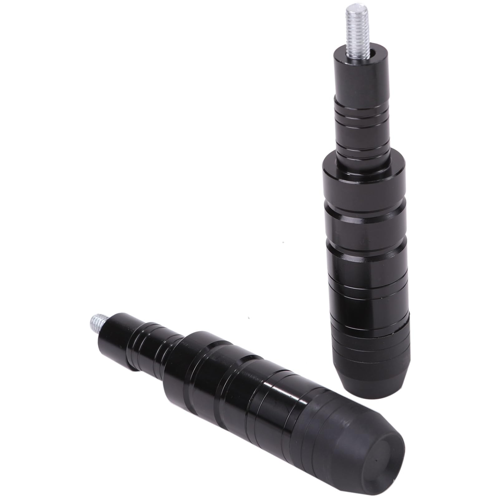 Rubonarier Muffler Guard Engine Guard Muffler Slider Protector M8 2pcs (Black)