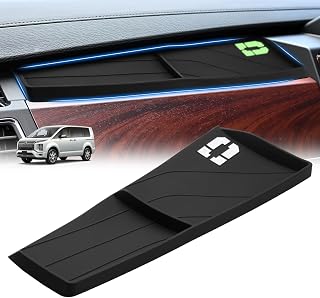 Mozan デリカ D5 中期 後期 助手席オープントレイマット DELICA D:5 2019-現行 シリコーン製 蓄光デザイン 滑り止め