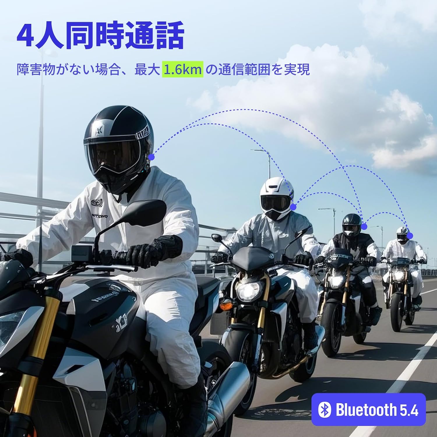 D10 Bike Income Японское распознавание голоса Одновременный вызов 4 человек эксклюзивная поддержка приложений Обновление OTA FM-радио музыка во время разговора автоматическое восстановление связи Качество звука Hi-Fi IPX7 Водонепроницаемый аккумулятор большой емкости 1000 мАч Шлем для 1 комплекта, фото 4