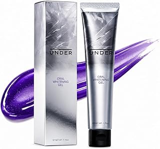 UNDER ORAL【アンダーオーラル】 紫色の歯磨き粉 ホワイトニングジェル 50g 紫 補色効果 黄ばみケア 研磨剤フリー 口臭ケア 日本製 セルフホワイトニング 無添加処方 ミント風味