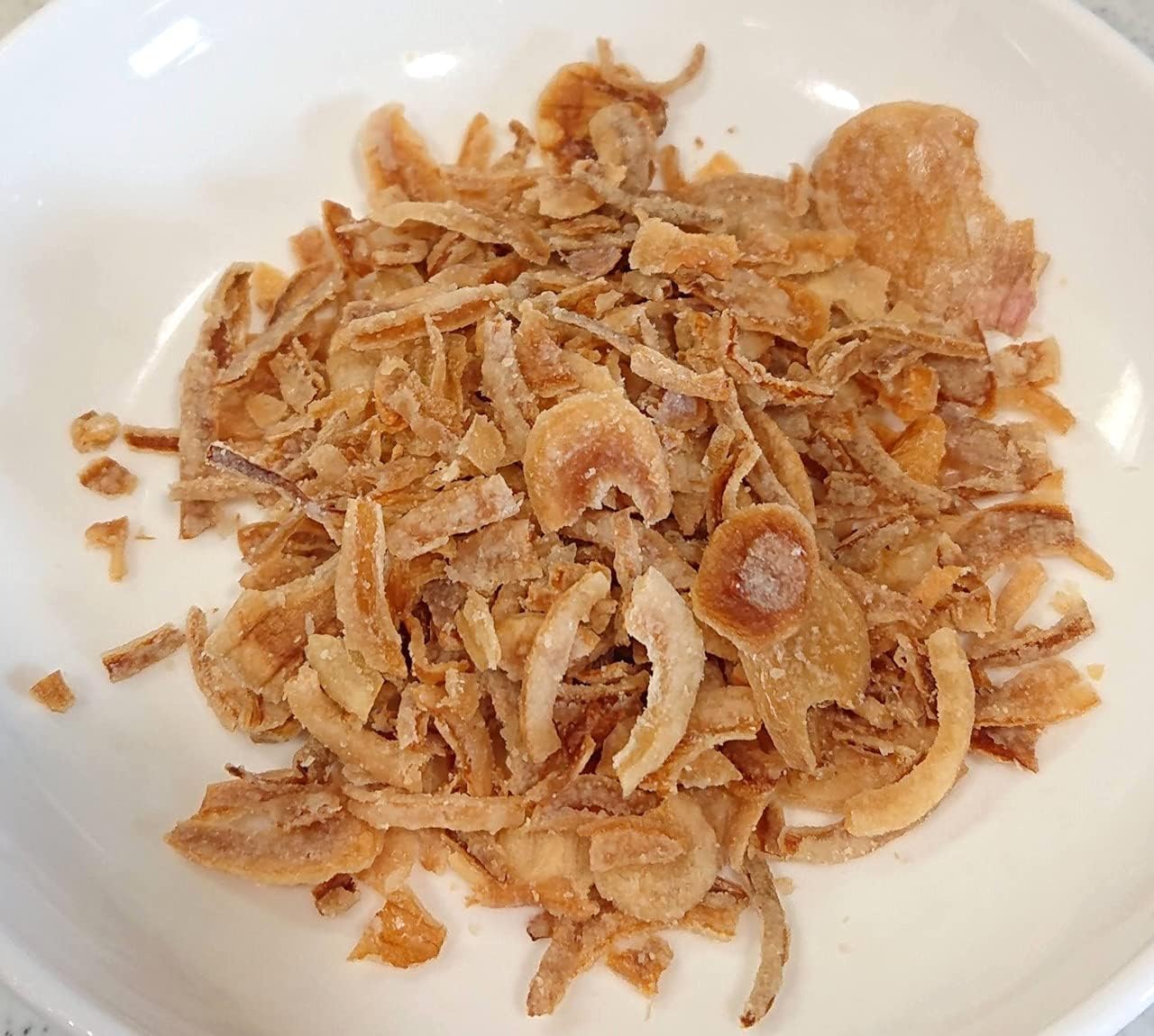 Обжаренный лук марки Lotus, 150 г 【Нарезанный ломтиками, обладает приятным вкусом.Вы можете наслаждаться его хрустящей текстурой】, фото 3