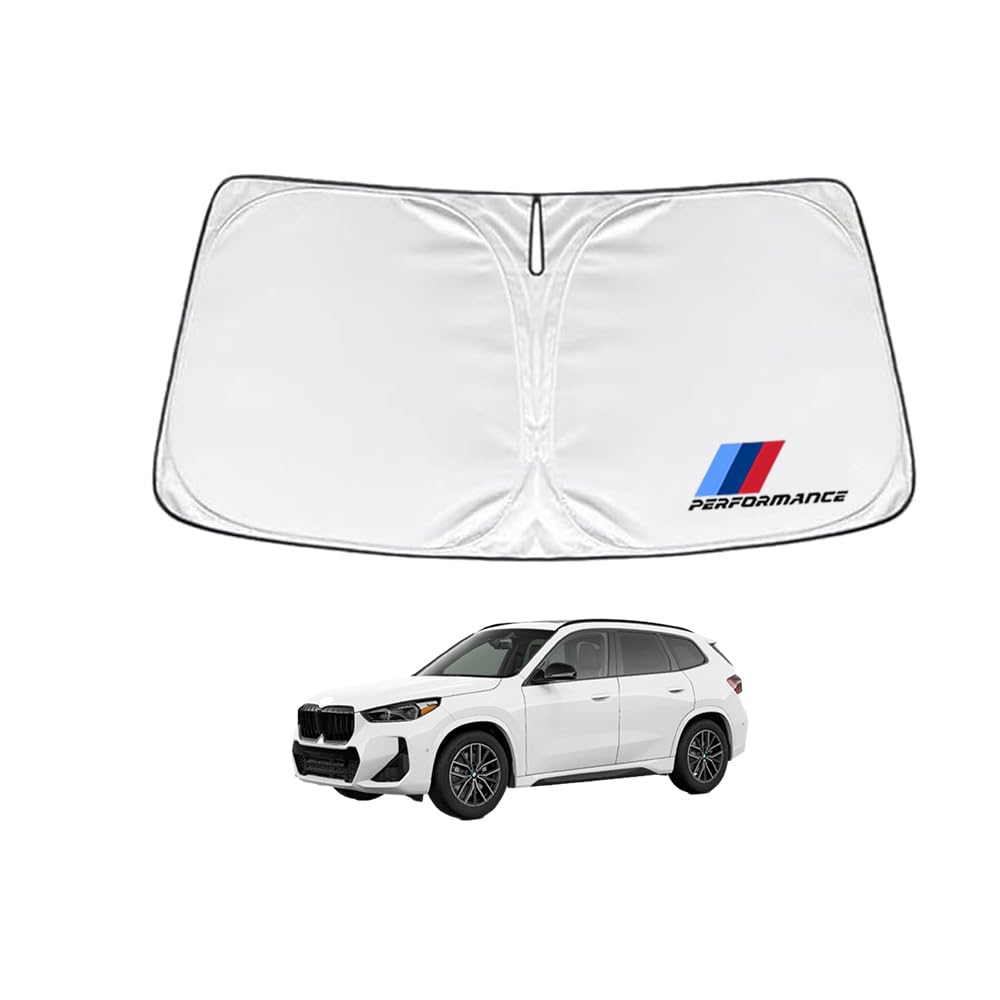 BMW X1 U11 February 2023~ Vehicle-Specific Design Car Front Sunshade, Heat Protection, Sun Protection, Heat Shielding, Light Blocking, UV Cut, Ultraviolet Blocking, Foldable, Storage Pouch