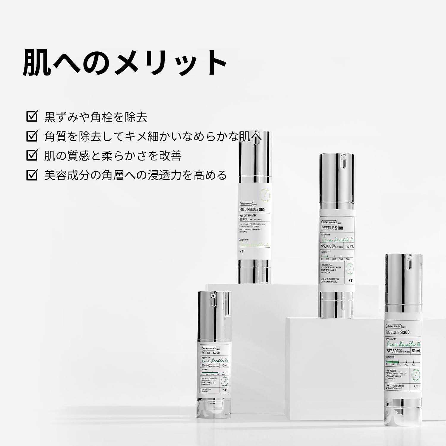 Эссенция для ухода за кожей Reedle Shot Pore Firmity от VTCOSMETICS (2. Основной продукт Reedle S 100) 2. Свинец S 100, фото 4