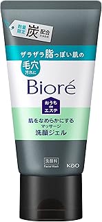 ビオレ おうちdeエステ 肌をなめらかにするマッサージ洗顔ジェル 炭 150ｇ