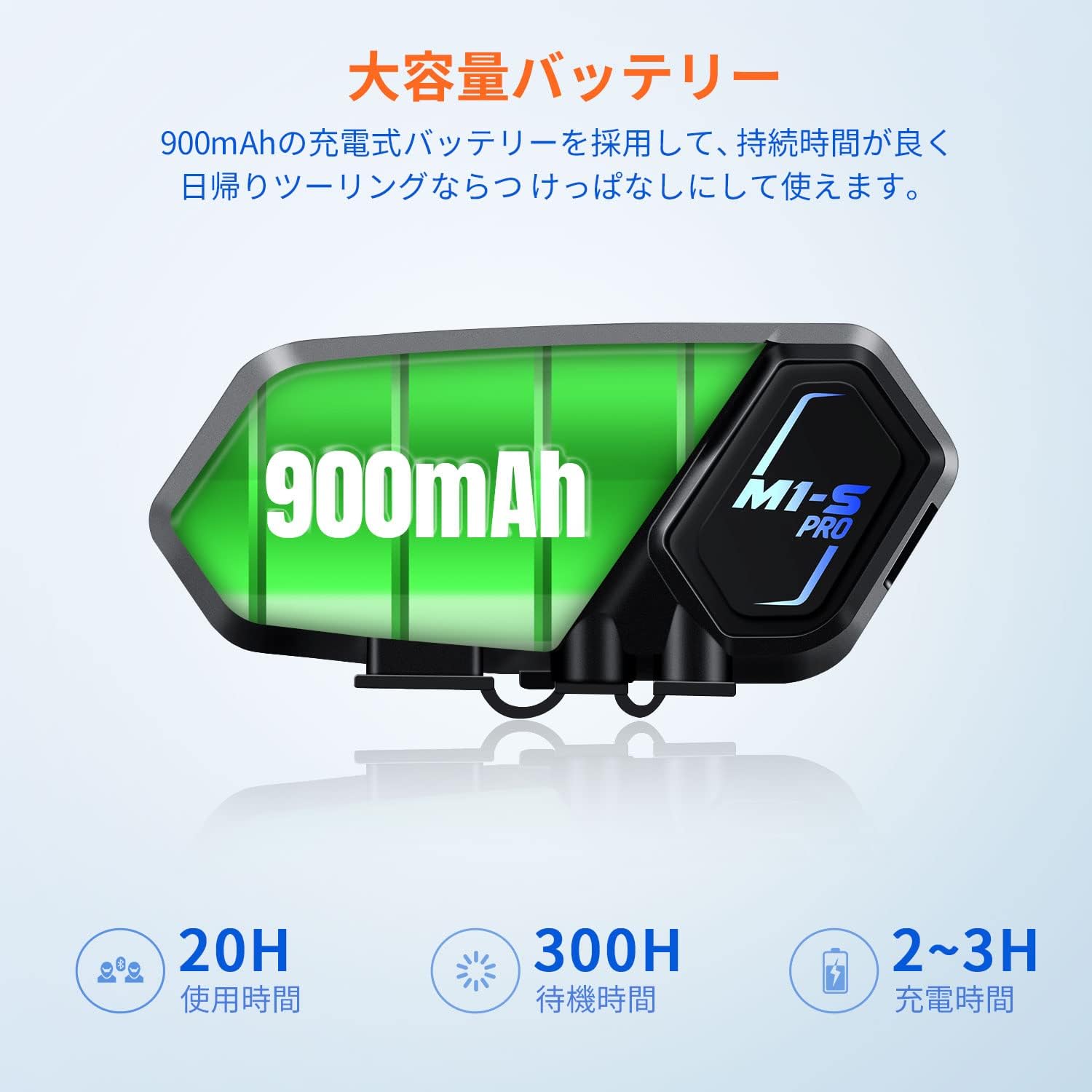 FODSPORTS Bike Income M1-S Pro Income Одновременный вызов 8 человек, автоматический возврат, поддержка приложений для обмена музыкой в одно касание, все соединения могут быть подключены к различным устройствам, Непрерывное использование 20 часов, шумоподавление CVC и ENC, высокая совместимость, Шлем Bluetooth, гарнитура для мотоциклетной связи, Водонепроницаемое качество звука HI-FI, аксессуары, совместимые с Siri, Все входящие в комплект радиоприемники, японский аудио техническое руководство..., фото 5