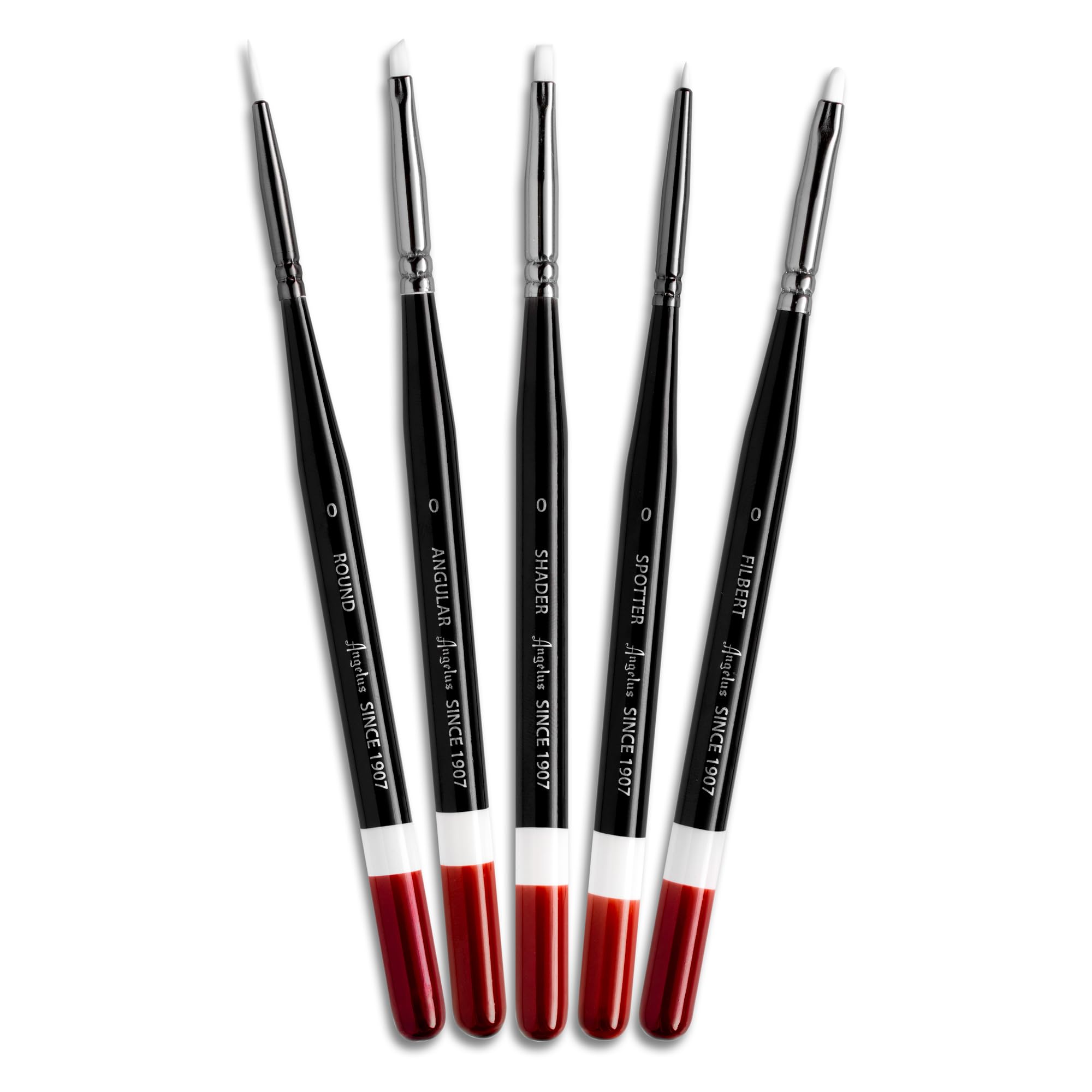 Angelus Angelus Micro Detail Brush, Set of 5 Micro Type