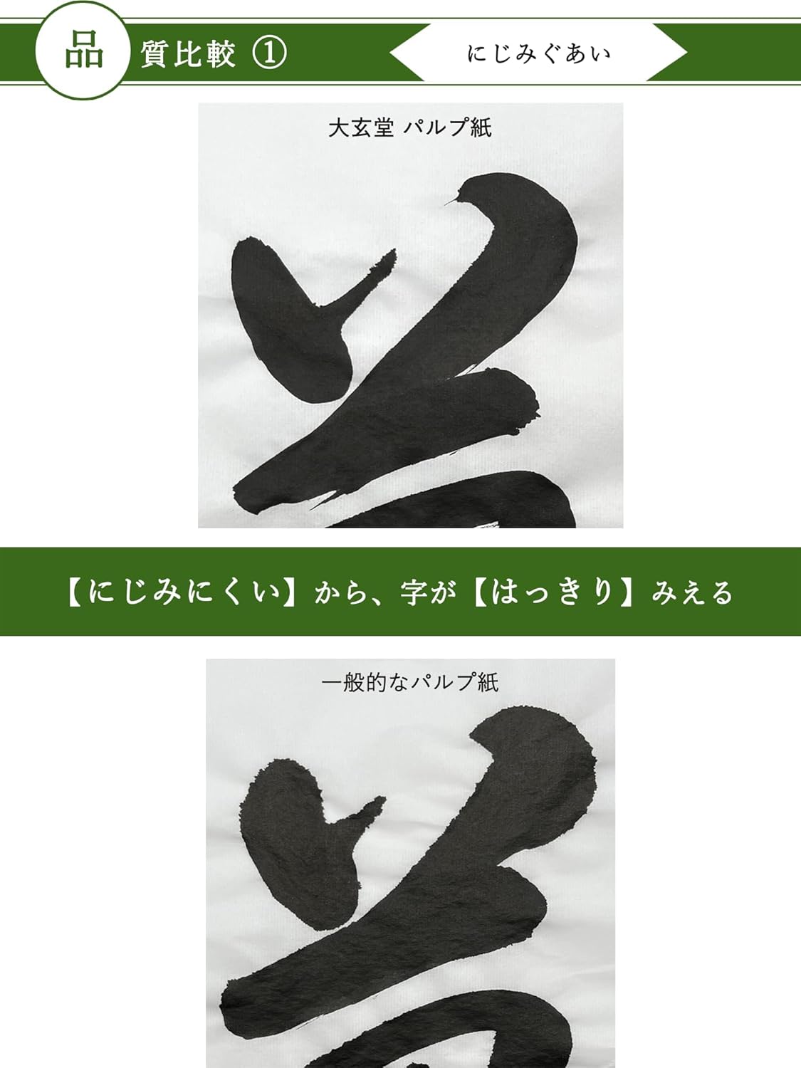 Полубумага для каллиграфии Daishodo, для практики, для начинающих (легко писать), Набор из 100 штук, Экологичная, Полубумага из целлюлозы, Бумага для каллиграфии, Для начальной школы, Для детей, Подходит для использования на Земле, фото 4