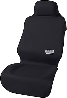 ボンフォーム(BONFORM) シートカバー ファインテックス 軽/普通車用 フロント1枚 防水 取付簡単 丸洗いOK フロント1席 ブラック 4361-10BK