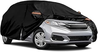 ホンダ フィット 車カバー ボディカバー カーカバー 車体カバー 専用 2013年～現行 裏起毛 防水性アップ 紫外線対策 熱遮断 防塵 雪/強風/黄砂対策 四季対応 防風ロープ/収納袋付き