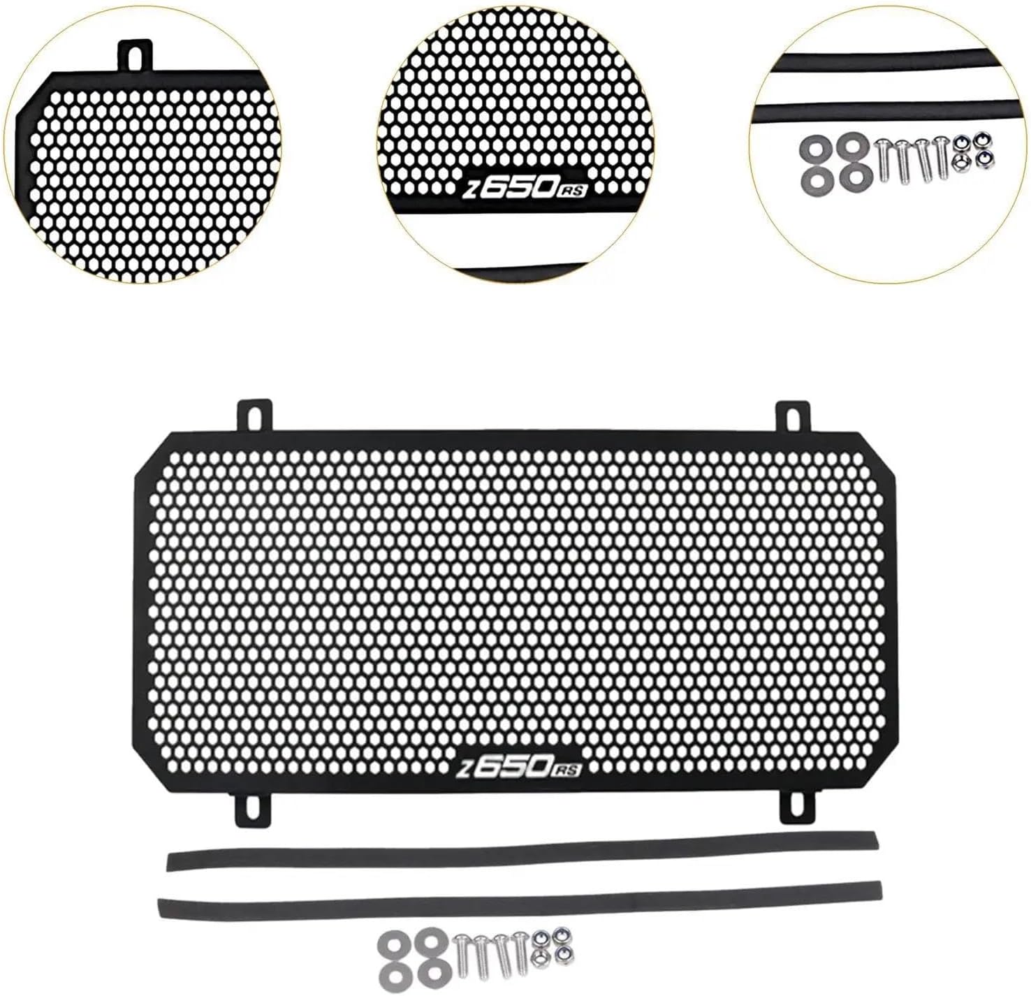 Защита решетки радиатора мотоцикла Z650 2024 2025 650 Z650RS Простая установка, Профессиональная замена, защита сердечника радиатора мотоцикла =, фото 3
