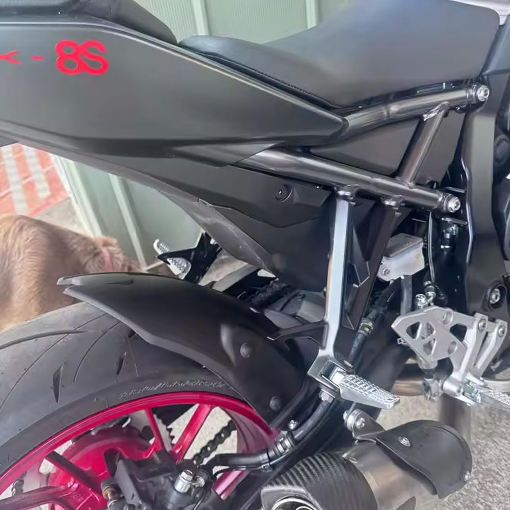 ДЛЯ GSX-8S GSX8R 2026 GSX-8R GSX8R GSX8S 2026 2025 2024 2023 [товары параллельного импорта] | GSX-8TT gsx8tt 2026 2025 Брызговик задней крышки, защита от брызг (с рисунком из углеродного волокна) для велосипеда, фото 8