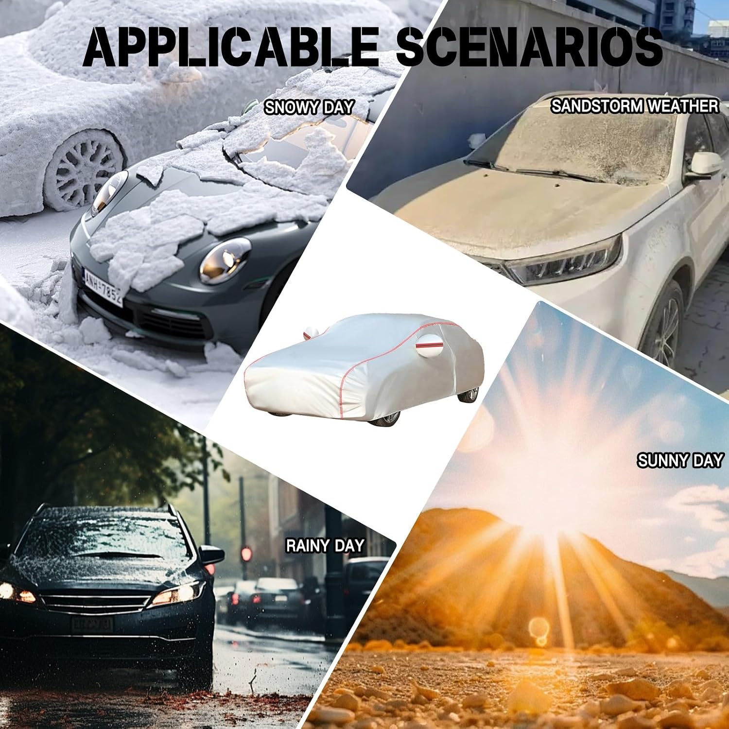 Покрытие кузова автомобиля Lexus IS300 2005-настоящее время, покрытие лобового стекла автомобиля с обратной стороны матовое, пропускает снег, дождь, пыль, тайфуны, выдерживает высокие температуры и защищает от старения наружную молнию с [товарами параллельного импорта] Серебристо-красное покрытие Lexus IS300 2005-настоящее время, фото 7