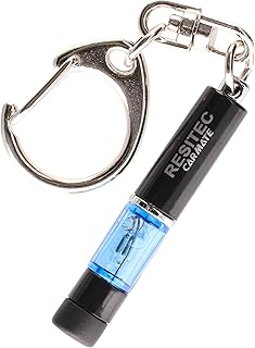 [カーメイト] 静電気 除去 防止 キーホルダー 【除電確認ランプ付き】 ビリッとこない レジテック ミニ ブルー NZ972
