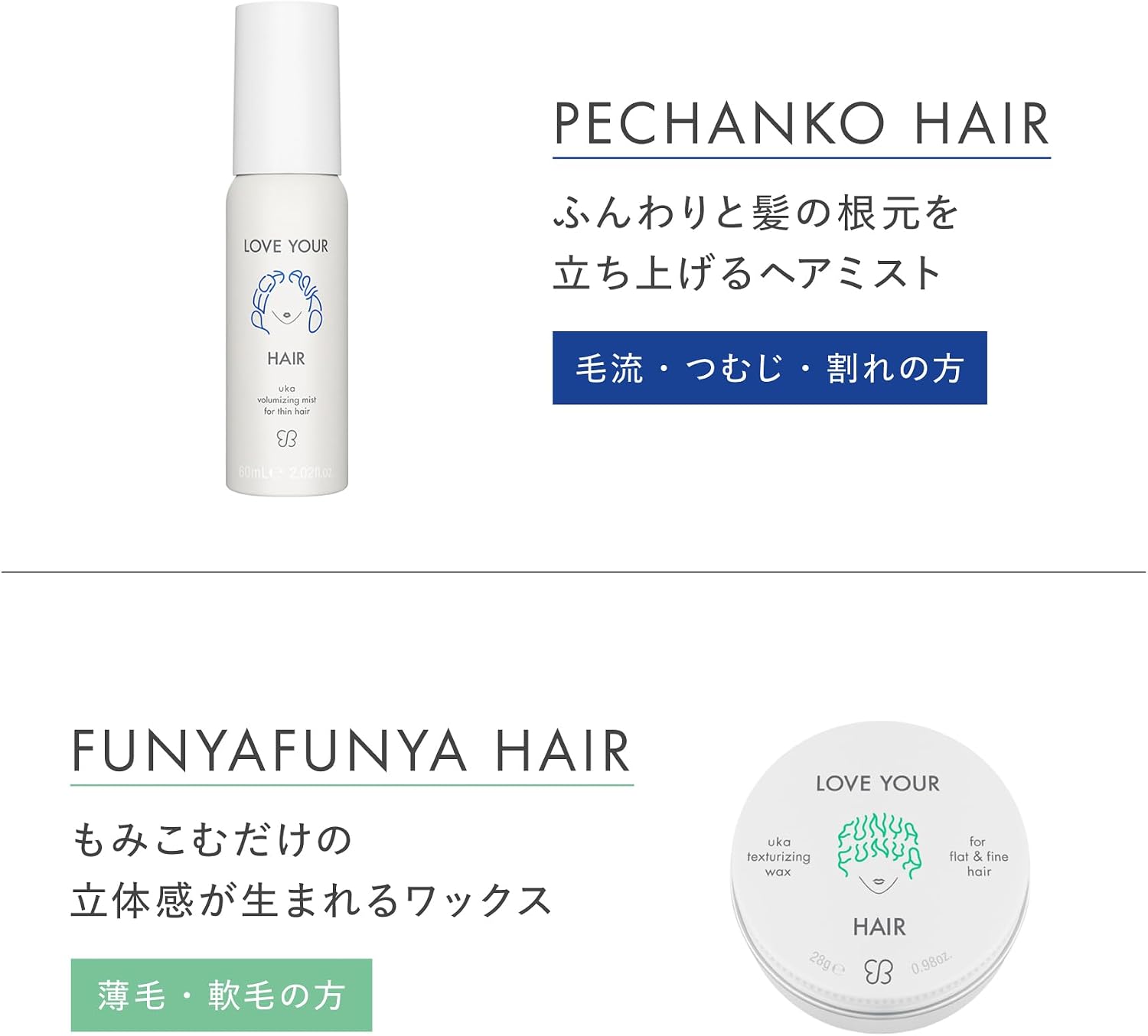 uka Love Your Pechanko Hair Мист для придания объема тонким волосам, 60 мл / МИСТ для укладки волос LOVE YOUR PECHANKO HAIR RECHANKO HAIR, фото 5
