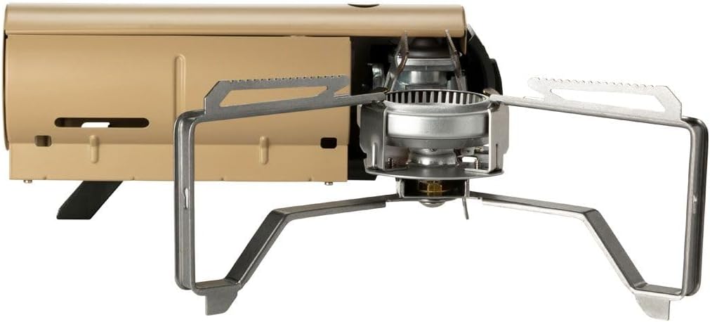 Горелка Snow Peak Home & Camp Khaki GS-600KH, кассетная, складная, для предотвращения чрезвычайных ситуаций, фото 14
