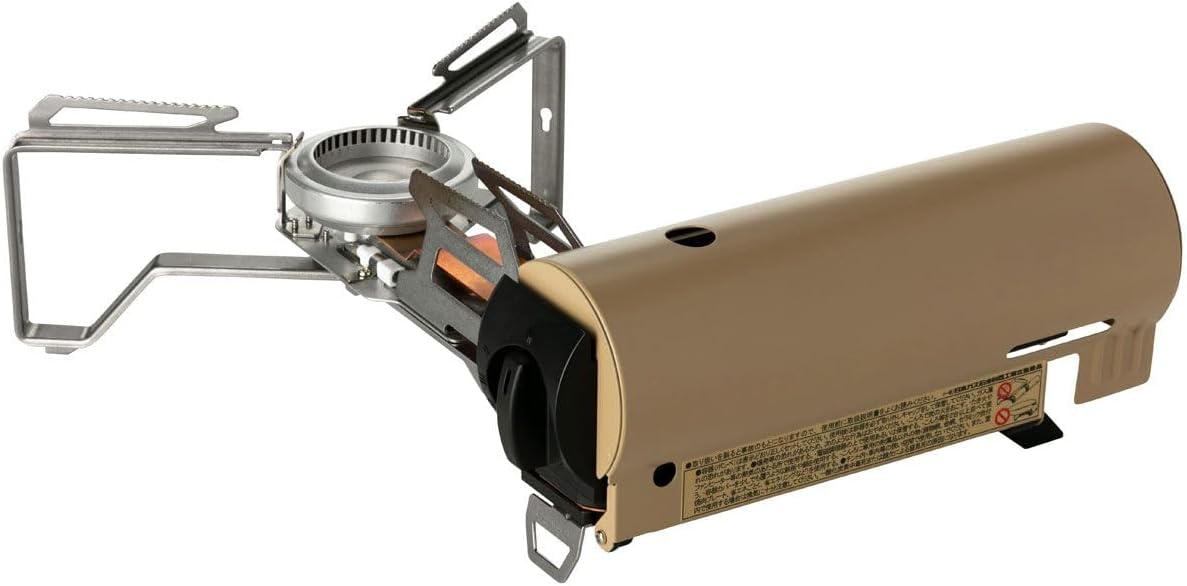 Горелка Snow Peak Home & Camp Khaki GS-600KH, кассетная, складная, для предотвращения чрезвычайных ситуаций, фото 16