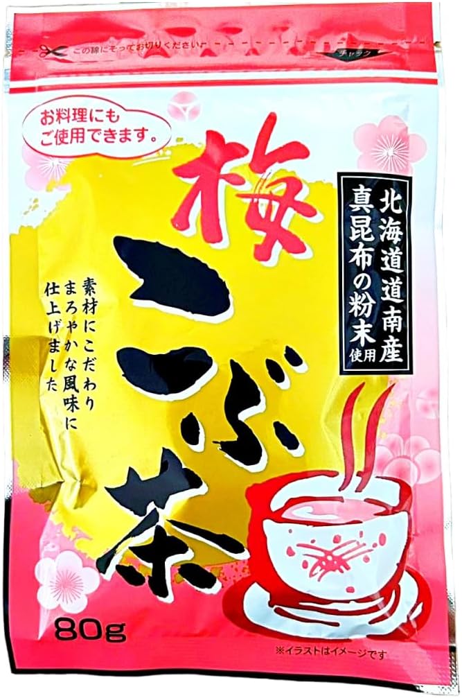 Maejima Foods Сливовый чай Кобу Чай Кобу 2,8 унции (80 г) х 2 набора (по 1 штуке в каждом) по 1 пакетику в каждом, фото 2