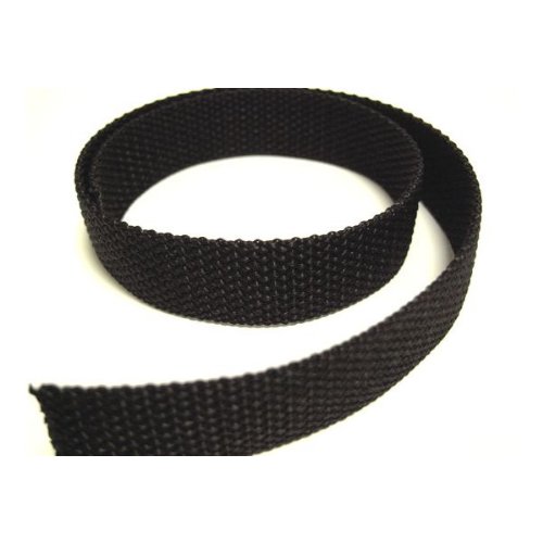 PP Belt, Col.19 Black, 0.06 inch (1.6 mm) Thick, 0.8 inch (20 mm) Width, 19.7 inches (50 cm) Sold Separately Sold in 50cm increments