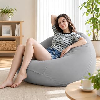 ビーズクッション 70*60cm けんこう あんぜん 無臭 クッション 怠け者ソファ 特大 柔らかい 疲労解消 軽量 取っ手付き 洗えるカバー 体にフィットするクッション