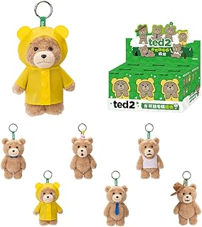 【POP MART 公式ストア】Ted2 Teddy Bear アクションぬいぐるみペンダント シリーズ 【アソートボックス 6ピース】 ポップマート ブラインドボックス おもちゃ ガチャガチャ ぬいぐるみ ドール プラモデル ギフト 推し活 ポプマ 正規品