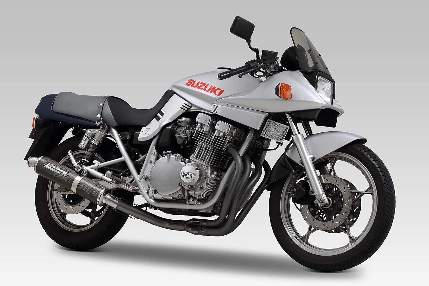Защита сердечника масляного радиатора YOSHIMURA GSX1100S KATANA [КАТАНА] (94-00) серебристая YOSHIMURA 454-191-0000, фото 3