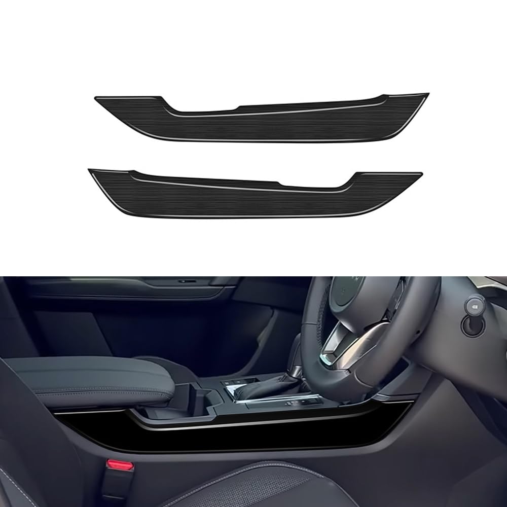 Mazda CX-5 KM Series Center Console Side Panel Cover, Panel Decoration Frame, Designed Specifically for Car Models, Scratch Resistant, Abrasion Resistant, ABS Plastic, Easy Installation Wood grain