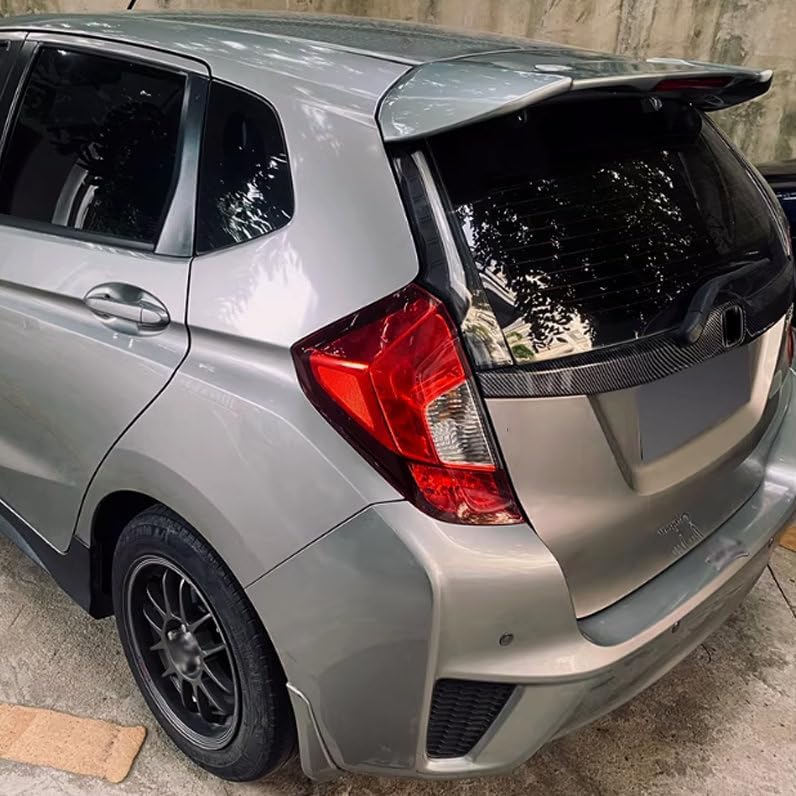 Совместимые модели: Honda Fit GK Series 2015-2020 Заднее крыло автомобиля Детали экстерьера автомобиля Аксессуары ABS-смола Звездно-серебристого цвета (со светом) x 1, фото 3
