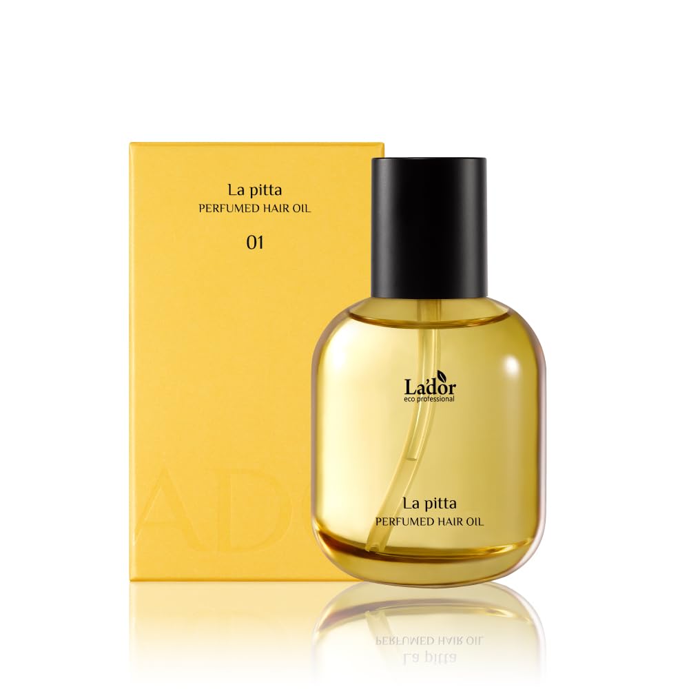 LADOR Rapita Perfume Hair Oil, 2.7 fl oz (80 ml), Korean Cosmetics, Leave-In Treatment, Hair Care, Damage Care, Hair Essence, Glossy Hair, Perfume Rapita 80 mL