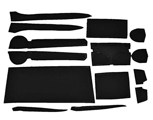 Toyota Corolla Fielder, Black Stitch, E16 Type, Exclusive Design, Interior Door Pocket, Mat, Drink Holder, Anti-Slip, Storage Space Protection, Rubber Mat, TOYOTA COROLLA FIELDER