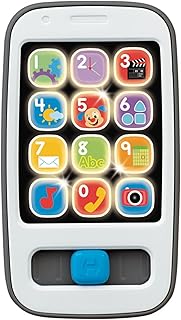 フィッシャープライス(fisher price) おしゃべりバイリンガル・スマートフォン 赤ちゃん・幼児おもちゃ 知育・学習玩具 早期発育・アクティビティ玩具・英語・外国語 6ヶ月から グレー JDN18
