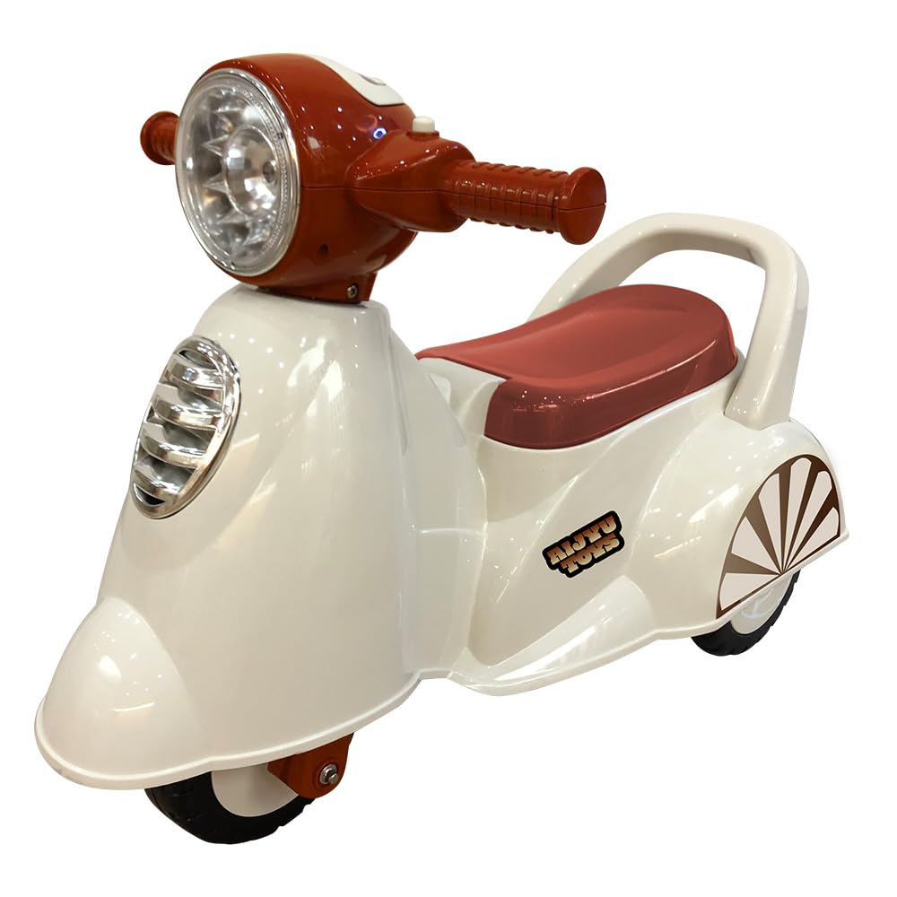 AIJYU Toys 605 Retro Scooter Kids Bike Riding Toy white