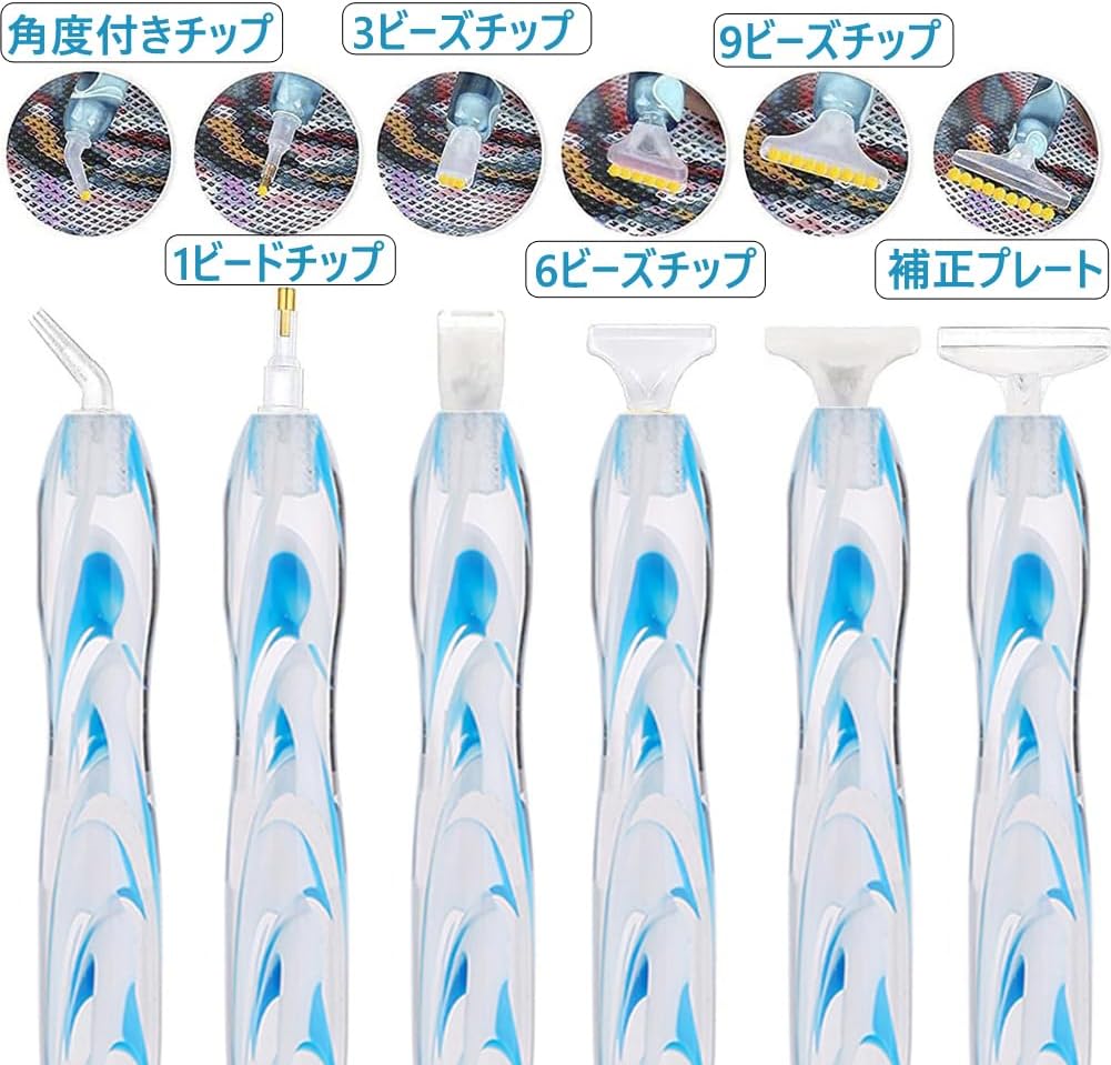 Алмазная художественная ручка Diamond Painting Pen с роликом Diamond Art Pen Set Смола 5D Алмаз ручной работы Инструменты для рисования алмазами Art Pen Kit DIY Инструменты для рисования алмазами, фото 4