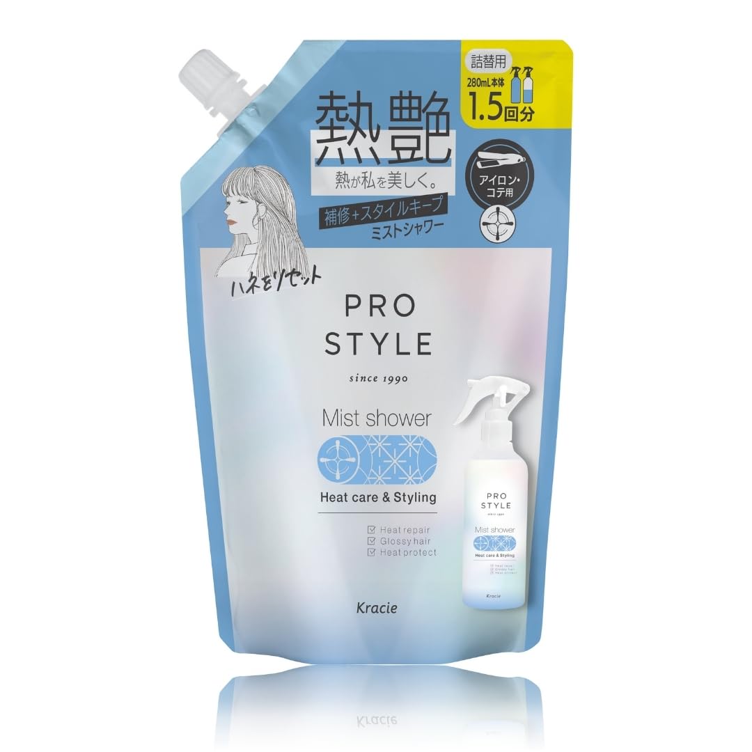 Pro Style Heat Care & Styling Mist Shower Refill 420ml | Hair Water, Hair Mist, Hair Care, Iron, Damage Care 420 ml × 1