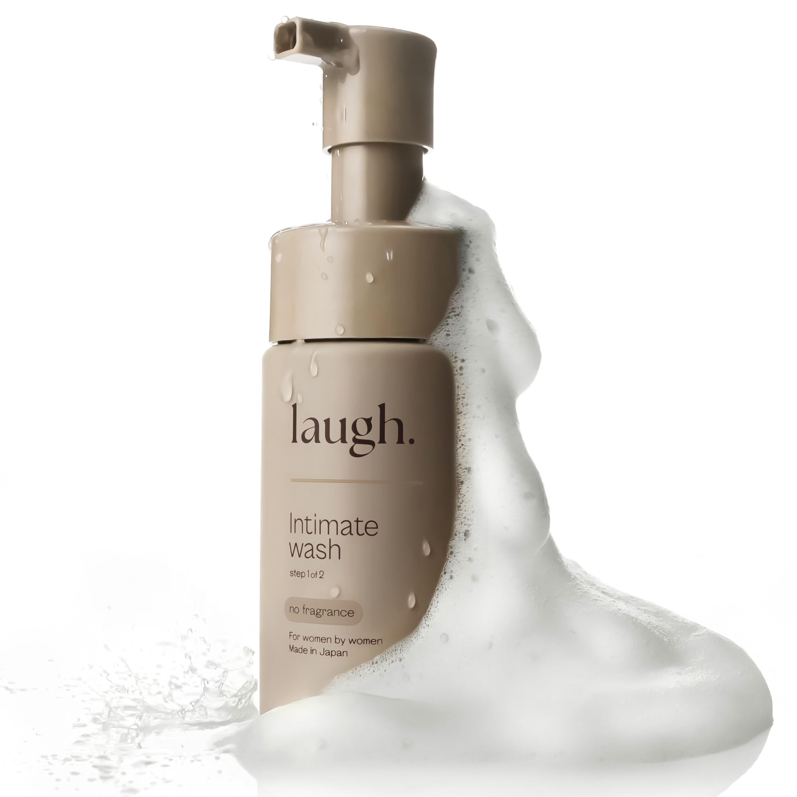 【公式】laugh. ラフドット インティメイトウォッシュ デリケートゾーン ケア ソープ 石鹸 泡 弱酸性 100ml (無香料) 無香料 単品