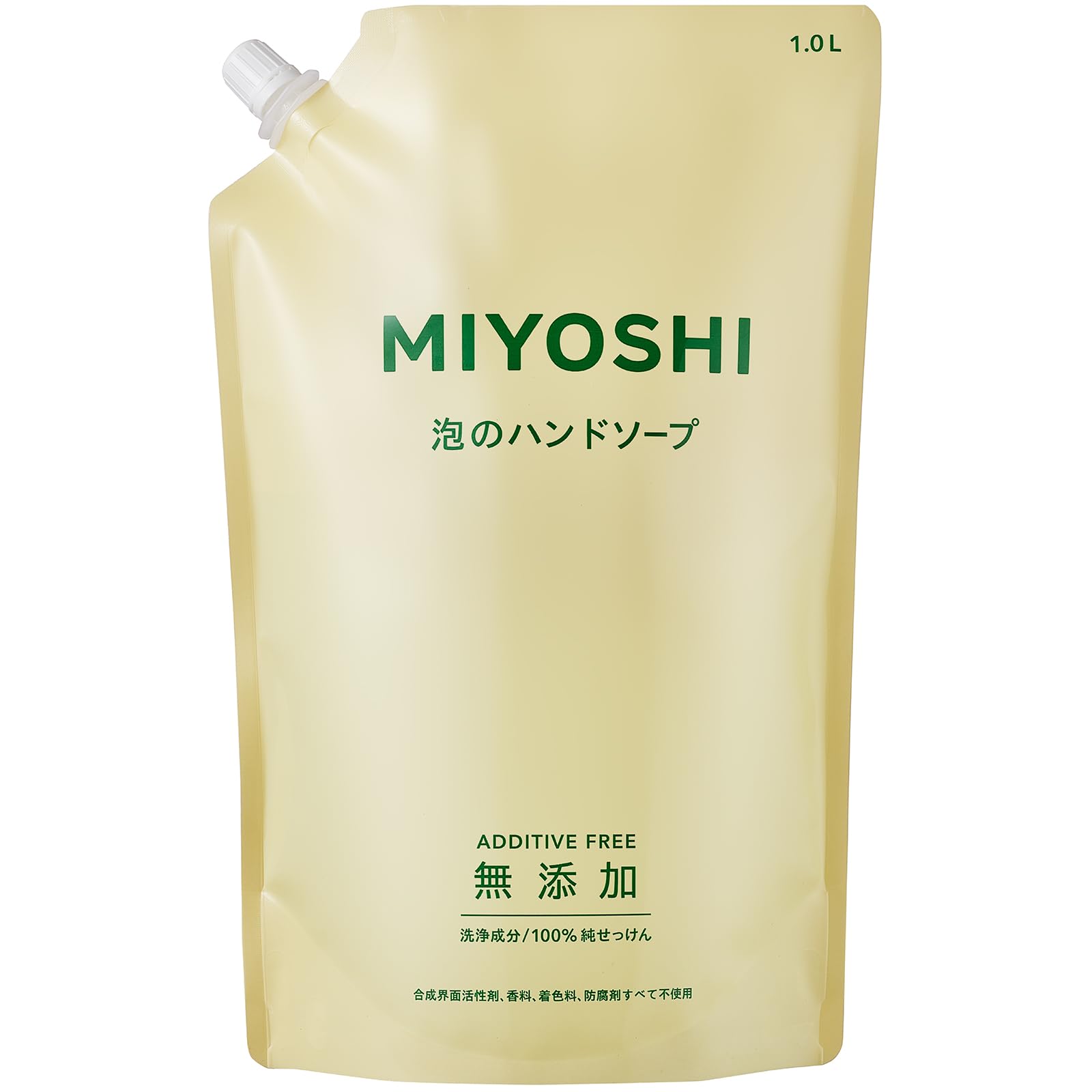 Miyoshi Miyoshi Soap Additive-Free Soap Foam Hand Soap Refill 1 Liter (x 1) 1.0L