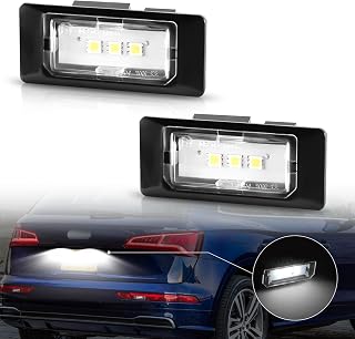 GemPro LEDナンバー灯 アウディ用 A1 S1 8X/A3 S3 8V/ A4 S4 B8系 8K/ A5 S5 8T/ A6 S6 C7系 4G/ A7 S7 4G/ Q3 8U/ Q5 8R/ TT 8J/ RS5 フォルクスワーゲン用 ゴルフ6 ゴルフ7 ヴァリアント ゴルフトゥーラン 1T ゴルフプラス ジェッタ パサート ポロセダン シャラン7N