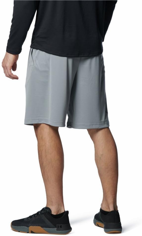 Мужские тренировочные шорты Under Armour UA Tech Graphic, цвет средний, черный, графит, фото 8