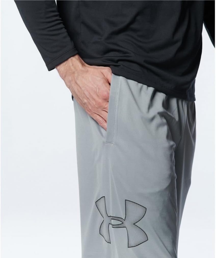 Мужские тренировочные шорты Under Armour UA Tech Graphic, цвет средний, черный, графит, фото 9