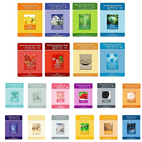 Sheet Mask Pack (100 Sheets) 【MIJIN Mask】No. 1 Selling Korean Cosmetics, MJ Care Beauty♪ You Can Choose the Skin You Want♪