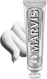 Зубная паста Marvis White Mint, Освежающий мятный вкус, для ухода за полостью рта, Сделано в Италии, 2,5 жидких унции (75 мл), фото 9