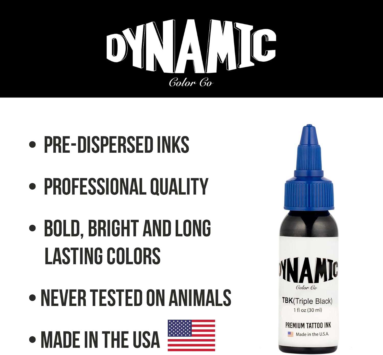 Флакон с тройными черными чернилами Dynamic Color Co объемом 1 унция, фото 5