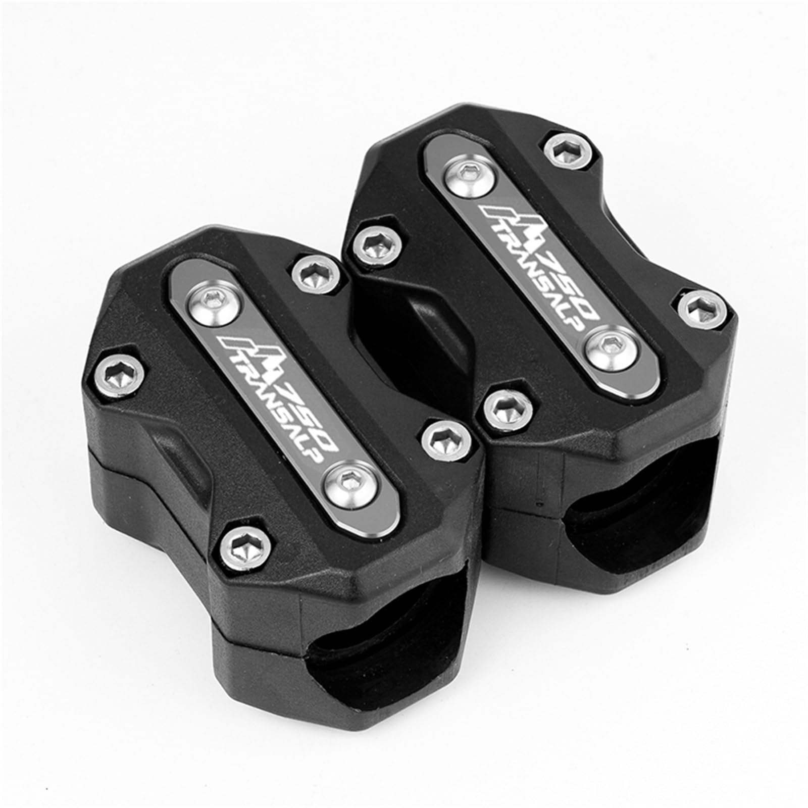 に適合するトランザルプ750 XL 750 トランザルプ XL750 2024 2023 オートバイアクセサリーエンジンガードバンパークラッシュプロテクターバーブロック Grey A