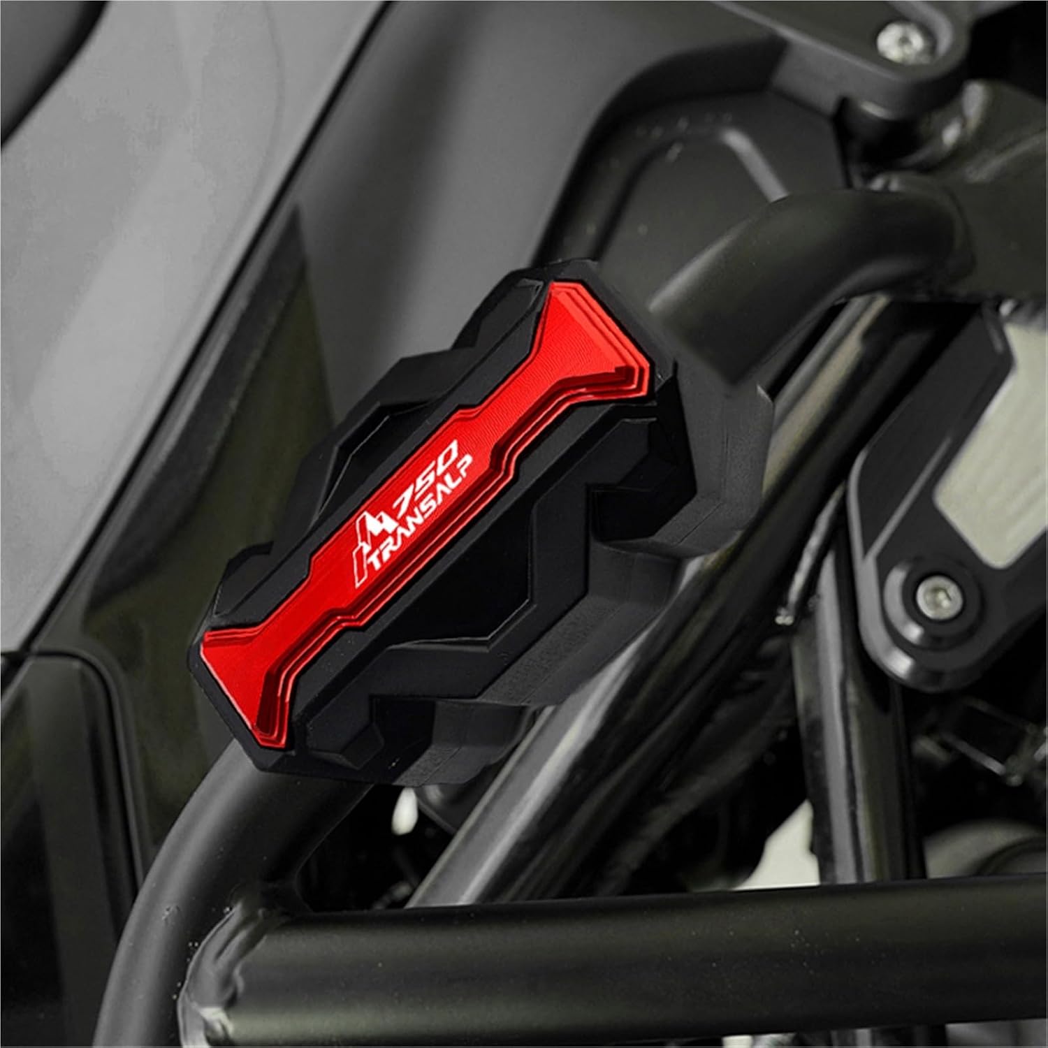 Подходит для Transalp 750 XL 750 Transalp XL750 2024 2023 Аксессуары для мотоциклов Защита двигателя Бампер Противоаварийная планка Блок Серый A, фото 4