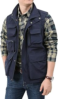 [OROLN] メンズ メッシュベスト 多機能 フィッシングベスト 超軽量 釣り 射撃 登山 撮影 夏用 アウトドア ベスト 作業用 旅行用 多ポケット 防紫外線 通気速乾 釣り 用 ベスト おしゃれ キャンプ ベスト