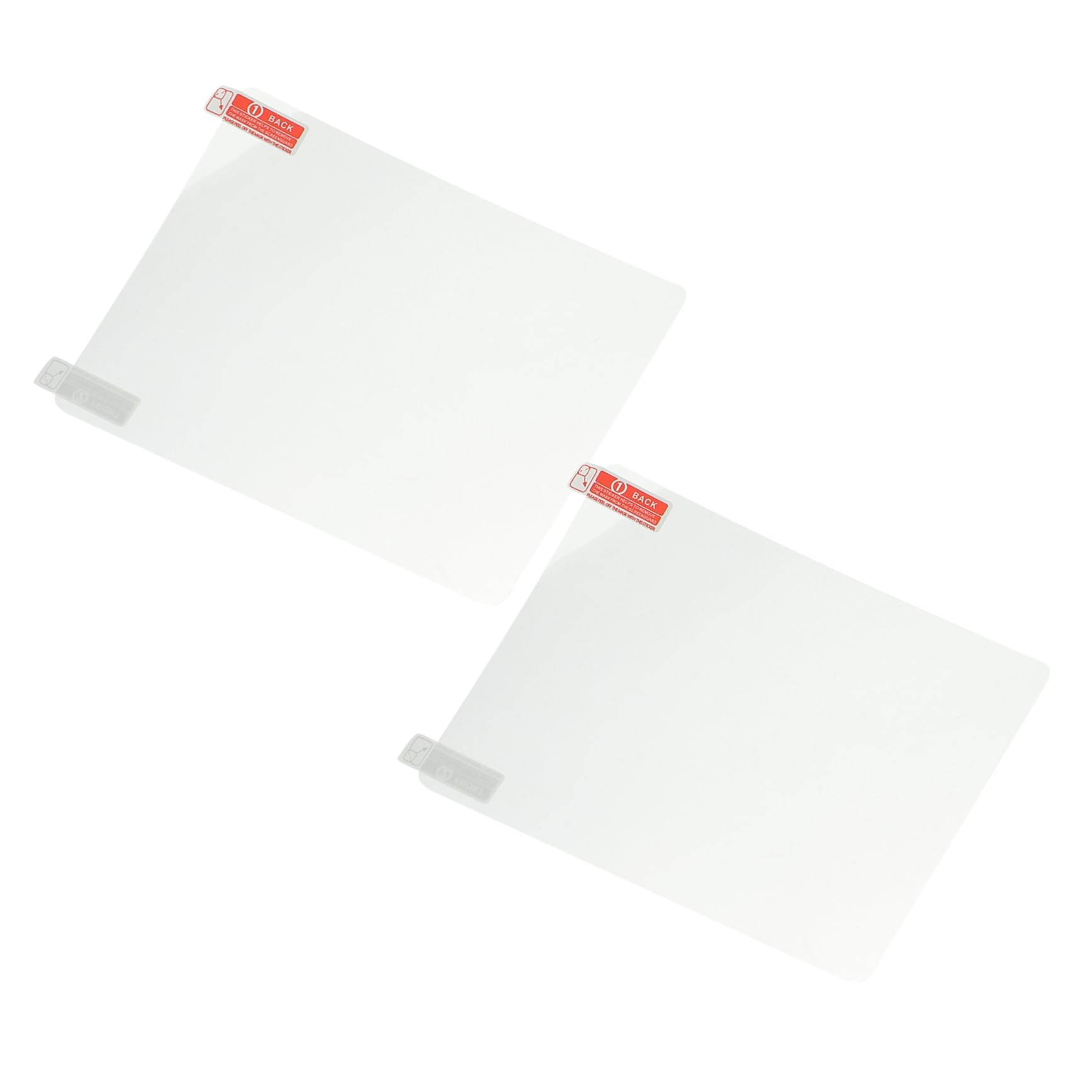 HOMSFOU Hudd Reflective Film for Car Head Up Display Reflective Sheet Static Cling Clear Display No Ghost Image 2pcs transparent 16 x 12 cm