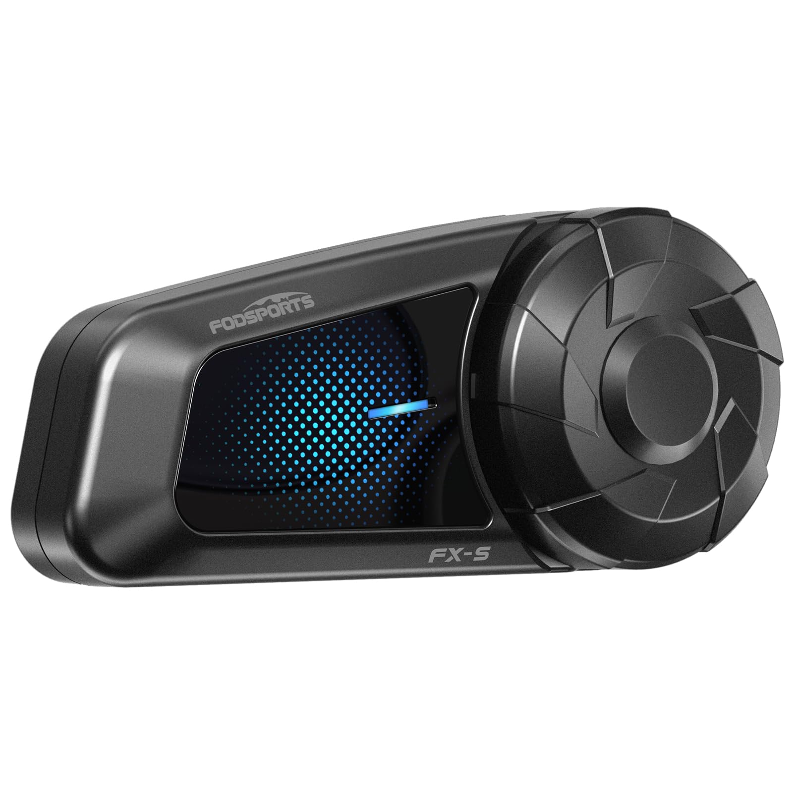 Fodsports Bike Intercom FX-S Intercom Bluetooth 5.4 Use While Charging 2-Person Simultaneous Call Intercom for Motorcycles Communication Device Maximum Call Distance 1000M 40mm Helmet Speaker FX-S-1pcs