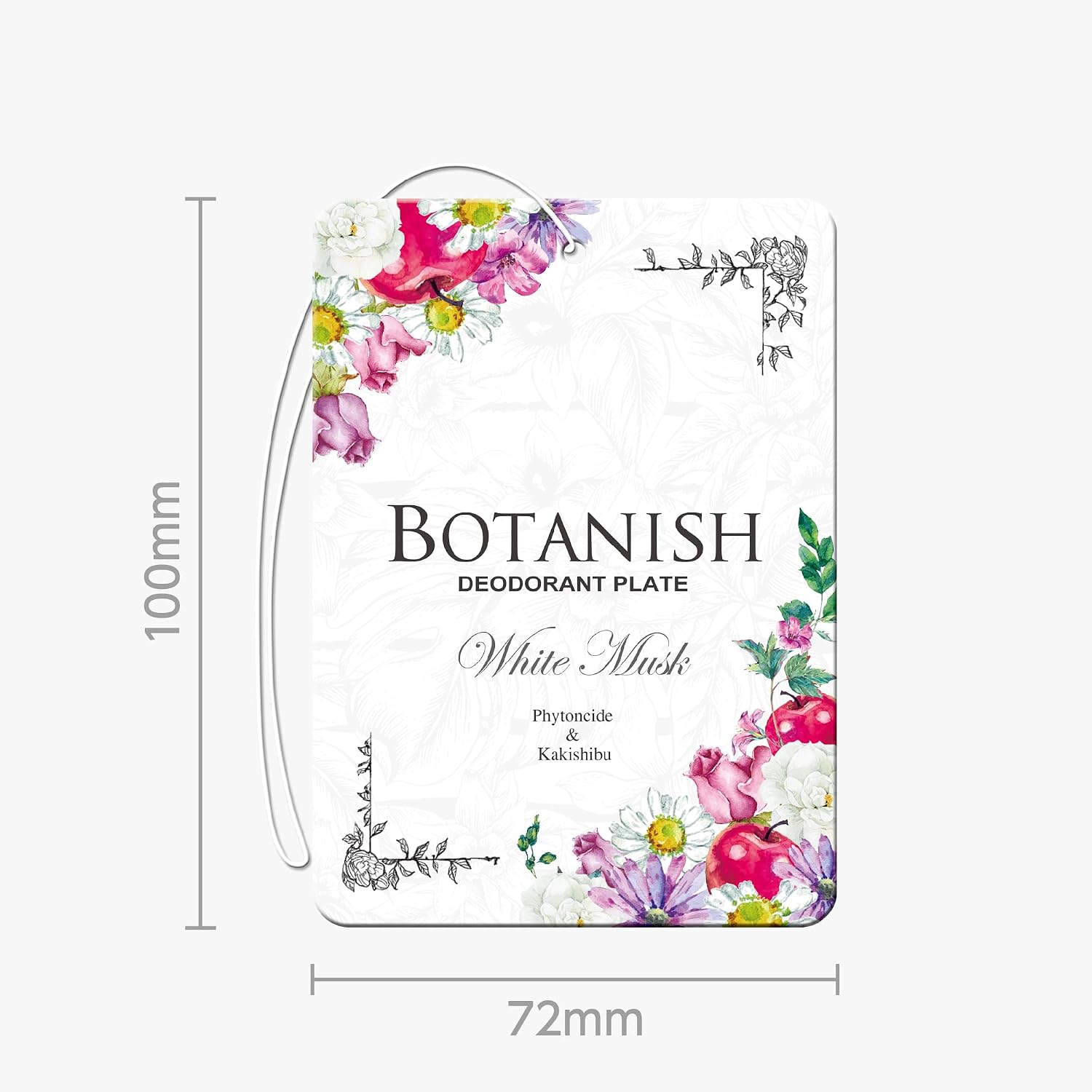 Освежитель воздуха для автомобиля CARALL Haru-Kado Botanish, белый мускус, набор из 3 шт., 13 г × 3, 3277, фото 5