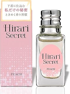 ラブコスメ 下着用香水 ヒラリ シークレット ピーチ 10mL (3か月分) VIO 臭い デリケートゾーン 日本製
